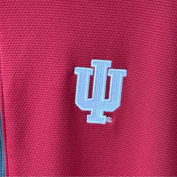 Columbia IU University Golf Shirt Quarter Zip XL - Picture 5 of 11
